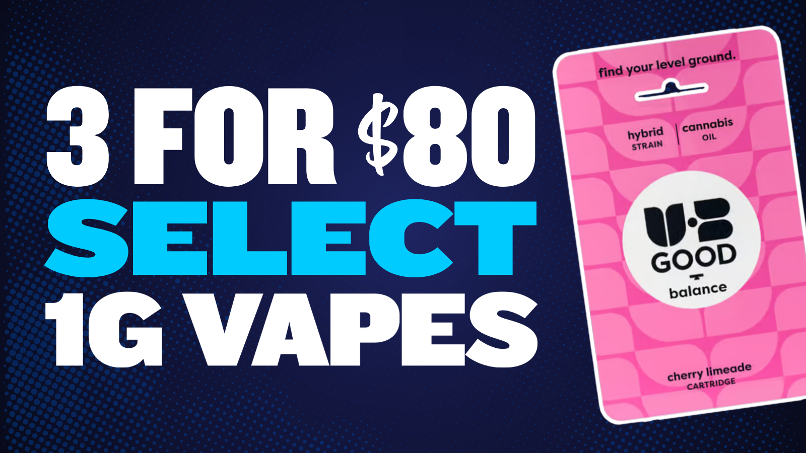 3 FOR $80 SELECT VAPES