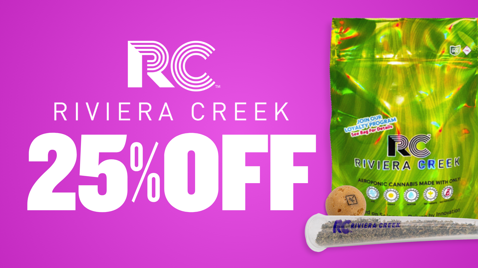 25% OFF RIVIERA CREEK 