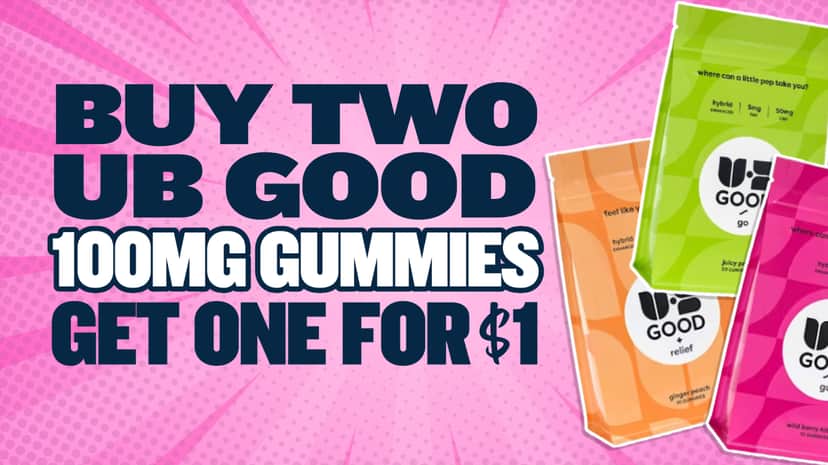 BUY 2 GET 1 $1 ALL UB GOOD 100MG EDIBLES