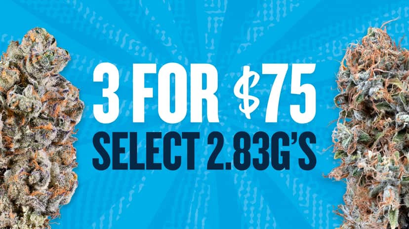 3 FOR $75 SELECT 2.83G