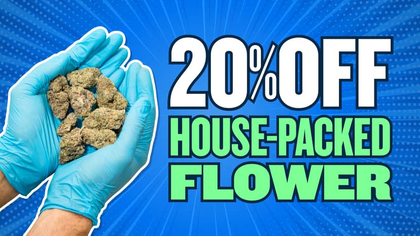 20% OFF HOUSE PACKED FLOWER
