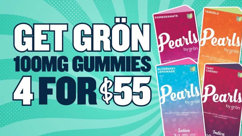 BUY 4 GRON 100MG PEARLS FOR $55