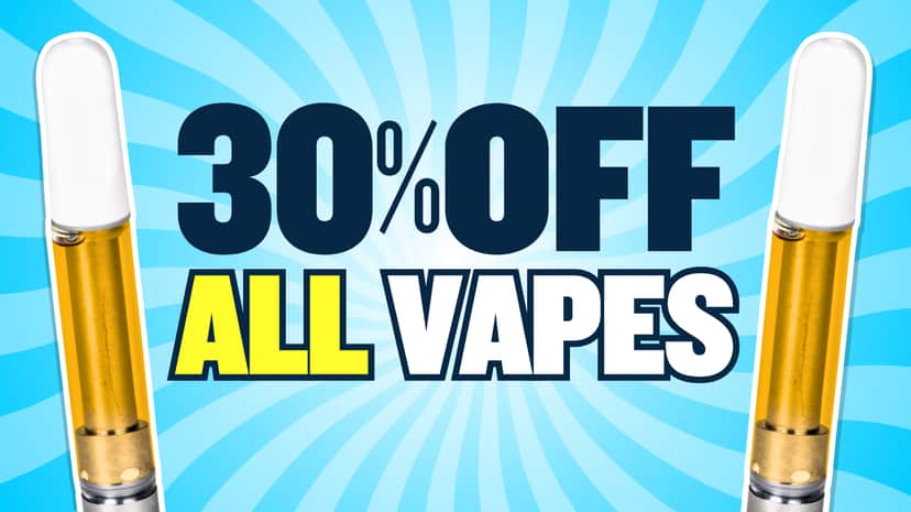 30% OFF ALL VAPES