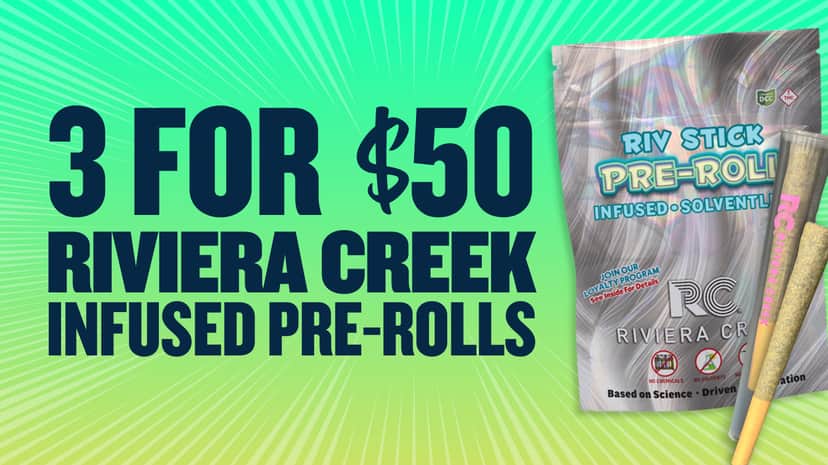 BUY 3 RC INFUSED PREROLLS FOR $50