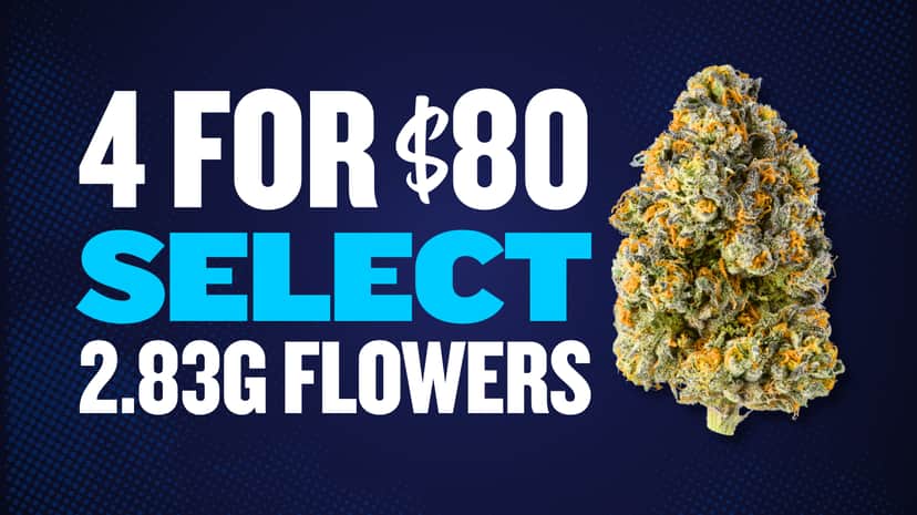 4 FOR $80 SELECT 2.83G