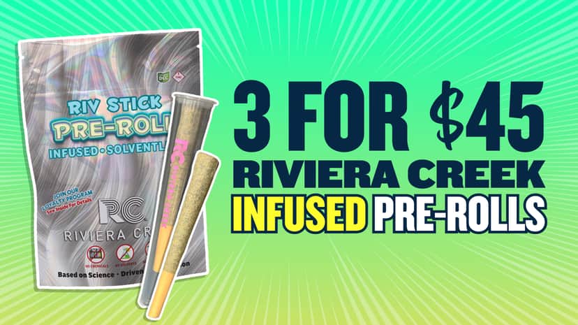 BUY 3 RC INFUSED PREROLLS FOR $45