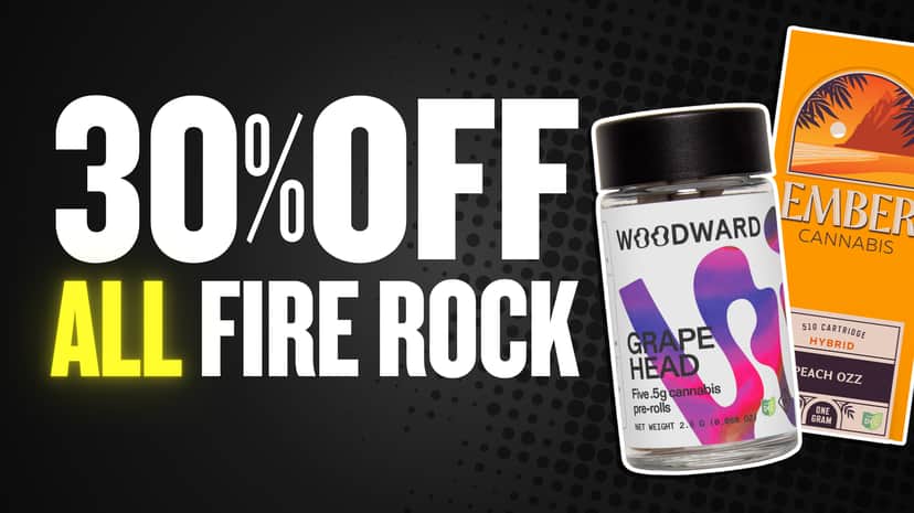 30% OFF FIRE ROCK