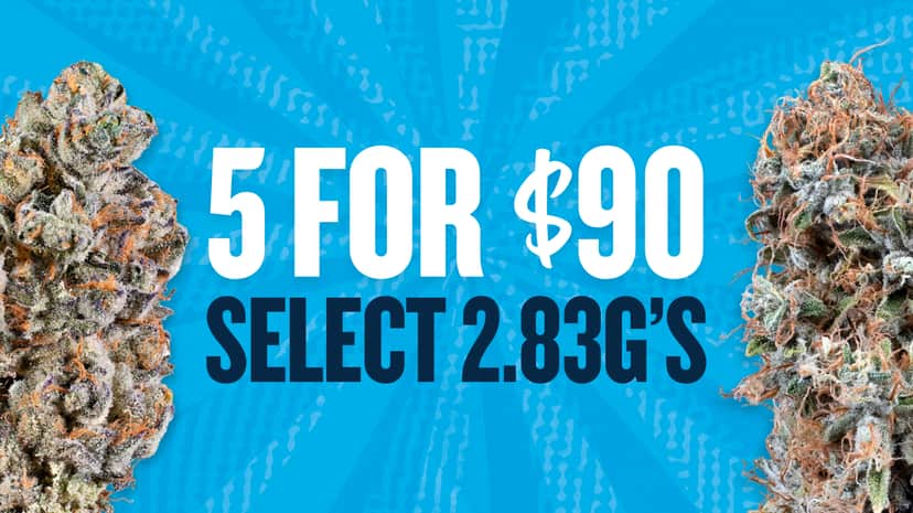5 FOR $90 SELECT 2.83G