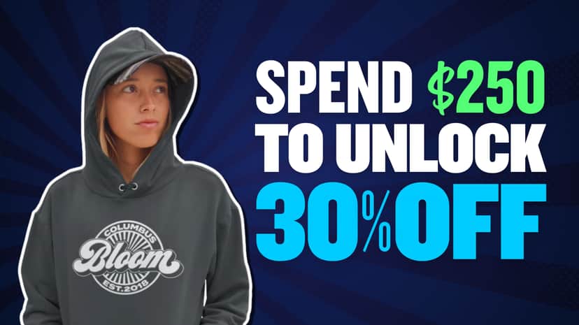 SPEND $250 GET 30% OFF