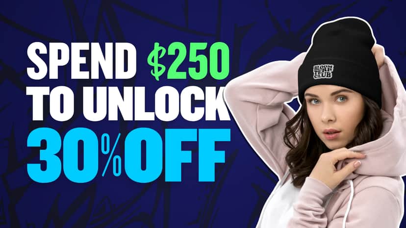 SPEND $250 GET 30% OFF