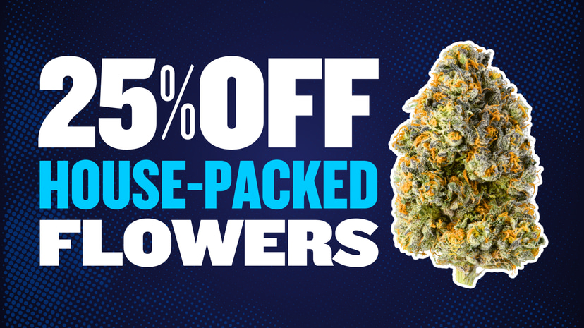 25% OFF HOUSE PACKED FLOWER