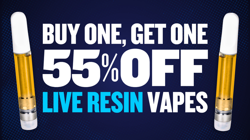 BUY 1 GET 1 55% OFF ALL LIVE RESIN VAPES